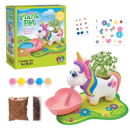 Creativity for Kids&#xAE; Self-Watering Plant Pet Unicorn